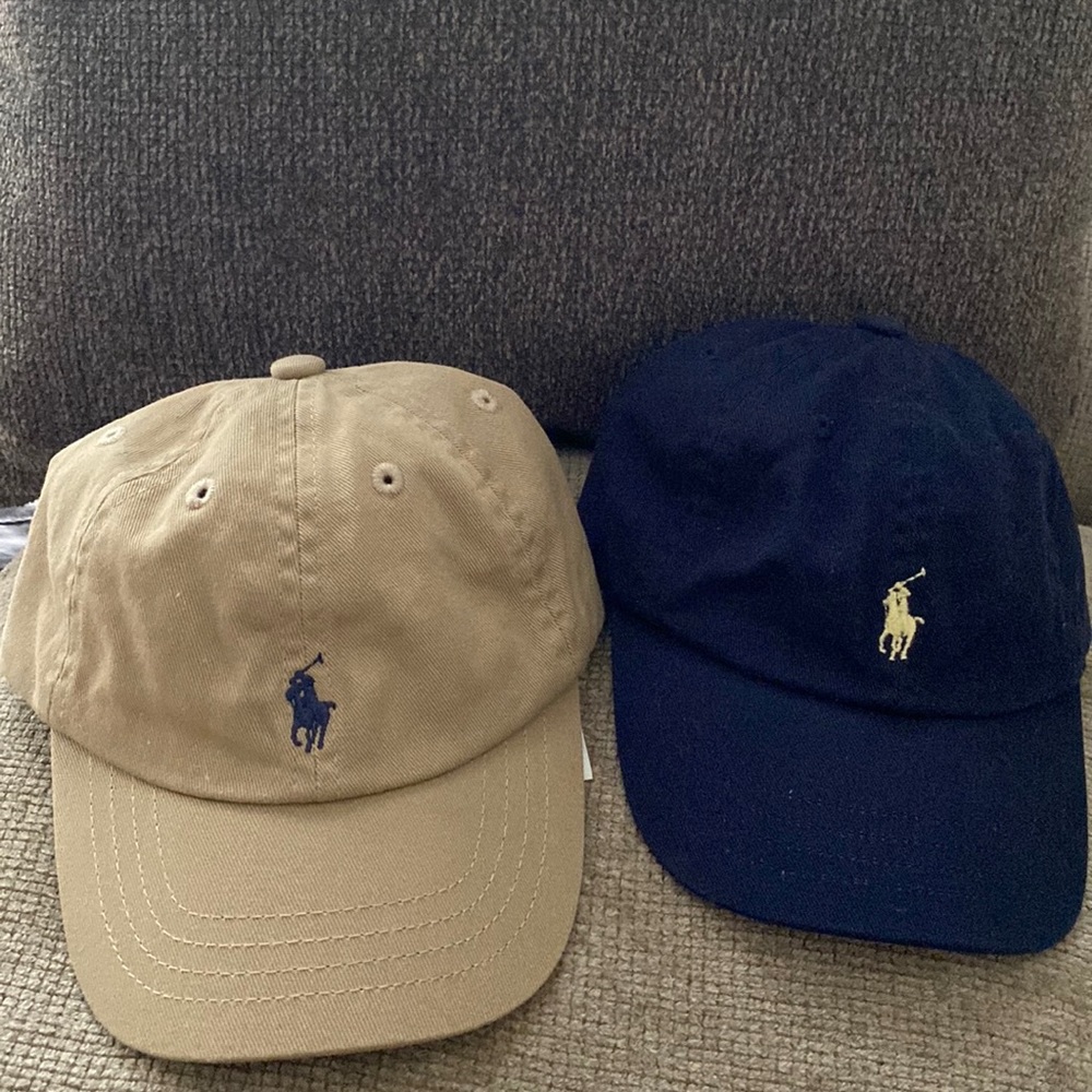 12 months to 24 months Ralph Lauren polo hats